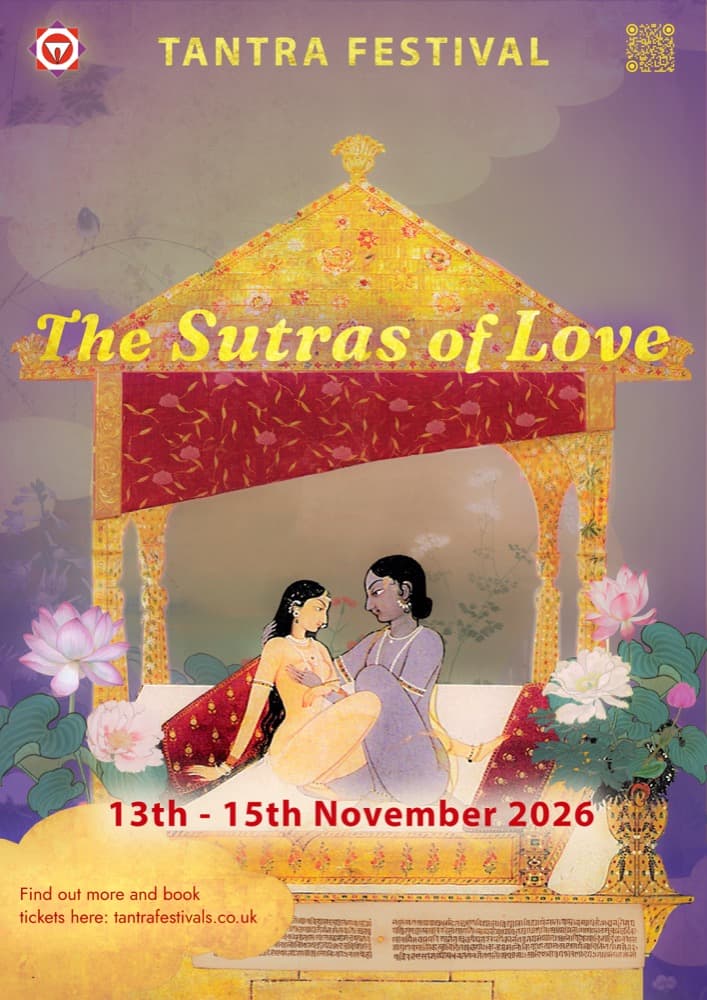 Tantra Festival 2026 poster: The Sutras of Love, 13 to 15 November